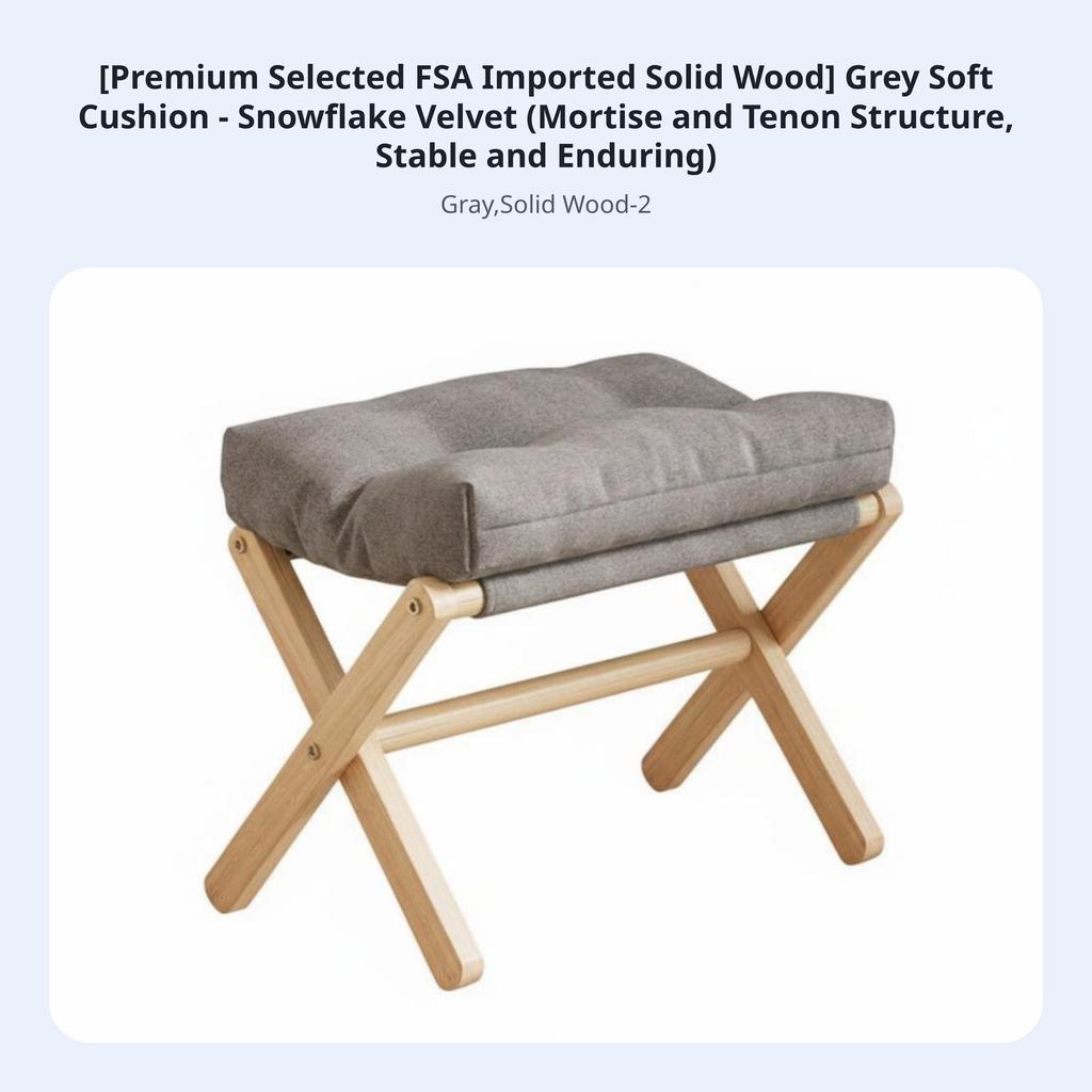 Foldable Padded Footrest Space-Saving Foldable Padded Stool Versatile Soft Paded Top for Adults, Bedroom, Study, Dorm