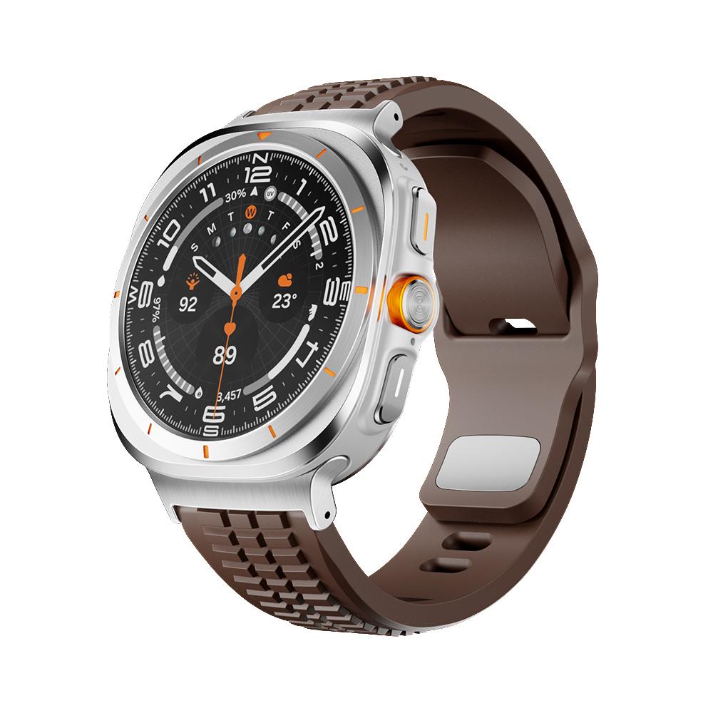 Sport Silicone Strap for Samsung Galaxy Watch Ultra 2025 Bracelet Men Wrist Band for Samsung Galaxy Watch Ultra 47mm 2024 Correa