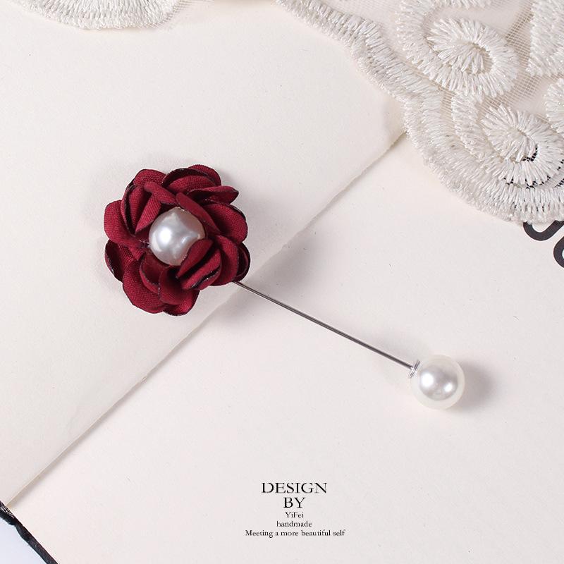 Brooch Female Japanese Flower Anti-Light Pin Temperament Versatile Corsage Hipster Suit Collar Accessories New