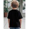 Children Crew Neck Short Sleeve T-Shirt with Artistic Strawberry Print