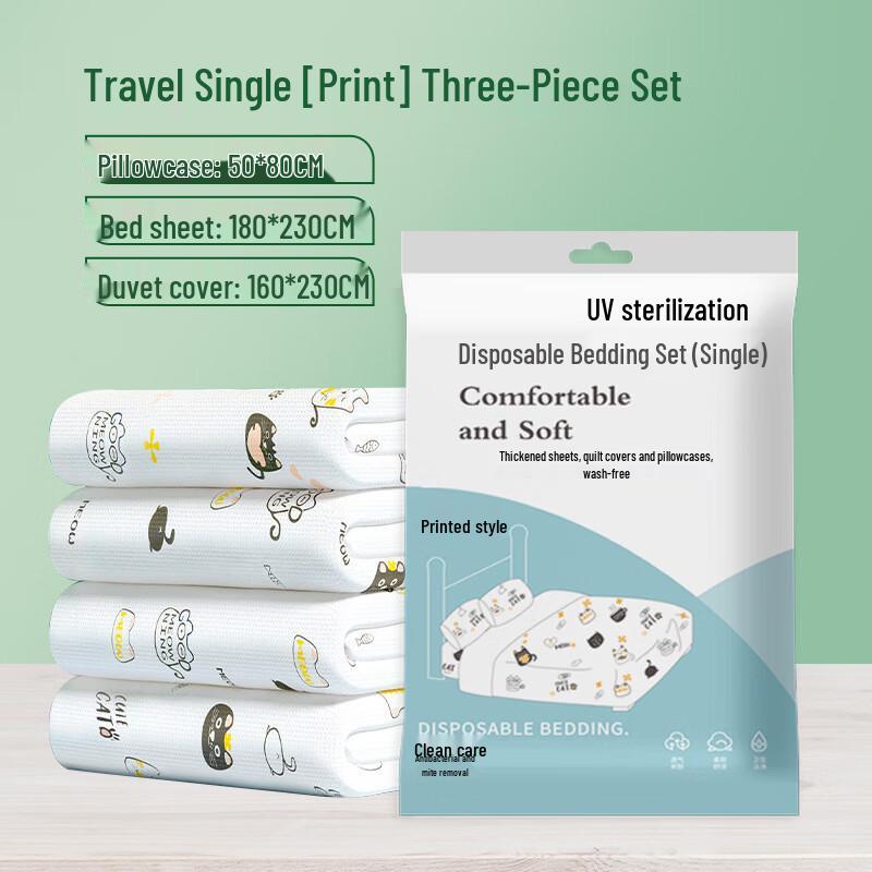 DIANA Disposable Travel Bedding Set