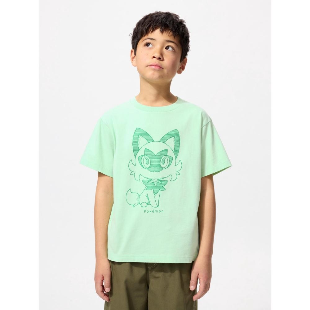 Uniqlo T-shirt Graphique UT Pok Mon Enfant Manches Courtes E