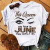 It's My Birthday Print T Shirt Women Red Lips Wink Eye Graphic Short Sleeve Birthday Party Casual Summer Tee For Her