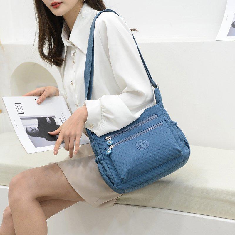 Ladies Fashi Shoulder Bags for Women Designer Waterproof Nyl Handbag Zipper Purses Messenger Crossbody Bag Sac a Main