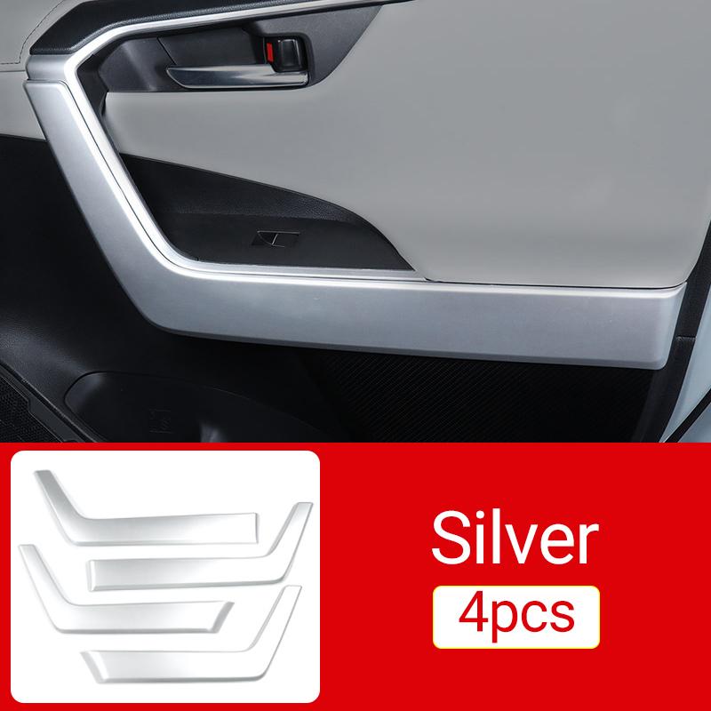 Für Toyota RAV4 XA50 -2022 2023 RAV 4 Hybrid ABS Auto Innenraum Tür Armlehne Schüssel Panel Abdeckung Leisten Zierleisten Aufkleber