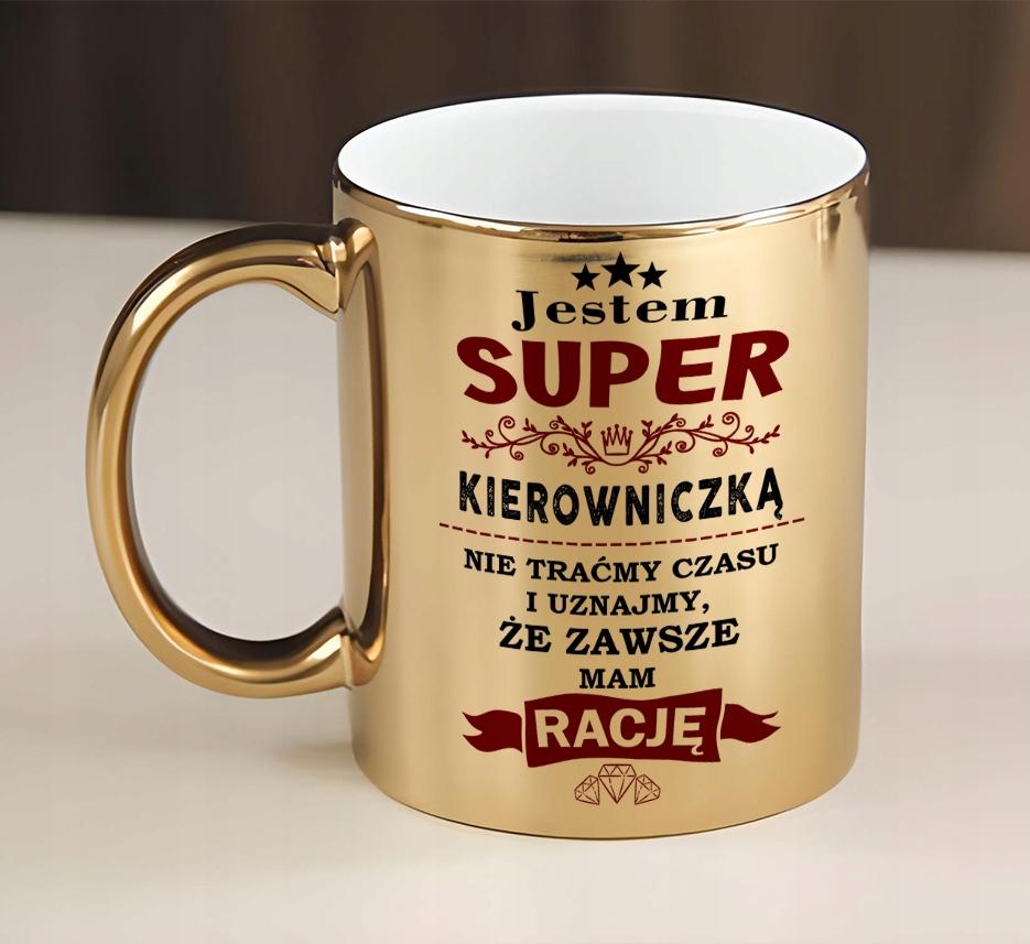 Kubek Prezent Dla Kierowniczki Super Kierownika Kierownik Ma Zawsze Rację