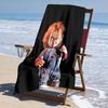 Ultra-Soft Beach Towel with Chucky Theme,Ideal for Pool - Camping, Diving - Perfect Travel Essential, Vibrant Beach Towel.