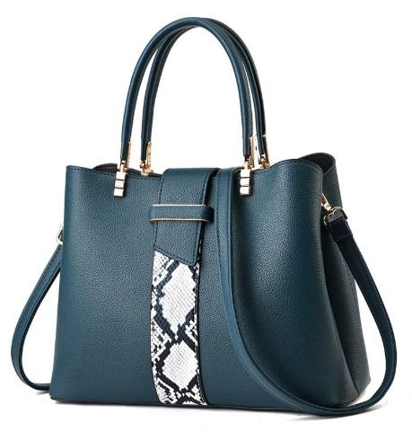 Handing Tassel Ornament Handbags Trendy Patchwork Color Shoulder Bag for Women Middle Totes Purse Office Lady Crossbody Bags