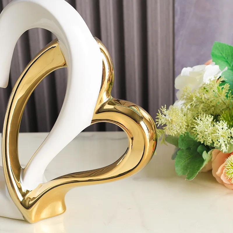 Modern Love, Simple and Luxury Decoration, Living Room, Foyer, Wine Cabinet, TV Cabinet, High-end Home Gift Decorations