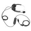 Binaural Customer Service Headset Noise Reduction Volume Adjustment Mute USB Business Headphone