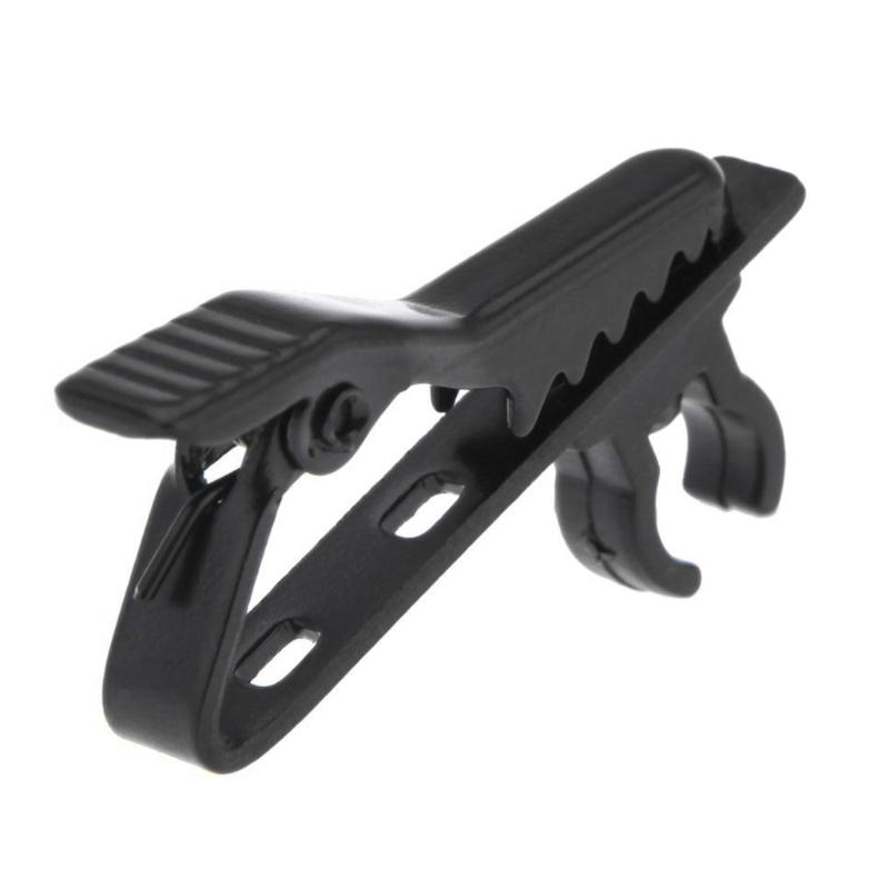 3/5/10Pcs Lavalier Microphone Clip Mic Lapel Collar Clamp Mount Microphone Accessories Kit for Video Conferences