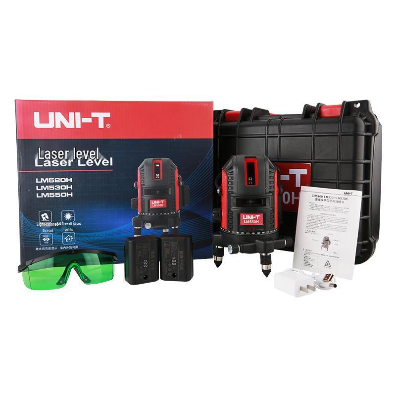 UNI-T LM550H Precision Adjustable Green 5-Line Thin Laser Level