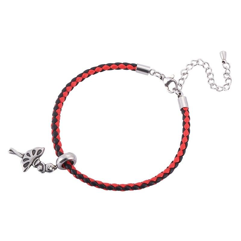 Fashion Jewelry Guitar Cat Fox Accessories Leather Bracelet For Women Charm Bracelets Handmade Jewelry
