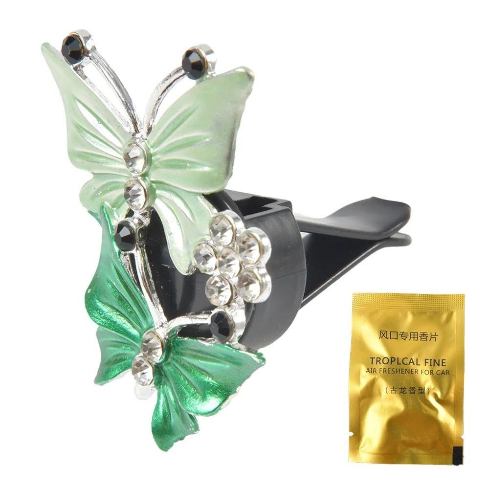Air Conditioner Woman Car Perfume Clip Butterfly Aroma Diffuser Aromatherapy Clip Car Air Freshener