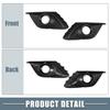 ABSOPRO Front Left and Right Fog Lamp Grille Cover Part Number Compatible with Mazda 2014 2015 1 Pair Trim, BHR150C21A/BJS850C11, 3, 2016,