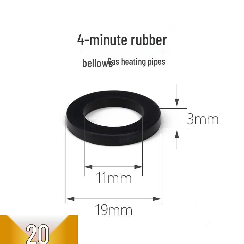 1 Silicone Rubber Gasket for Water Heater and Pipe Sealing