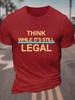 Think While Its Still Legal Feminism Classic Tshirt Cotton Tshirt