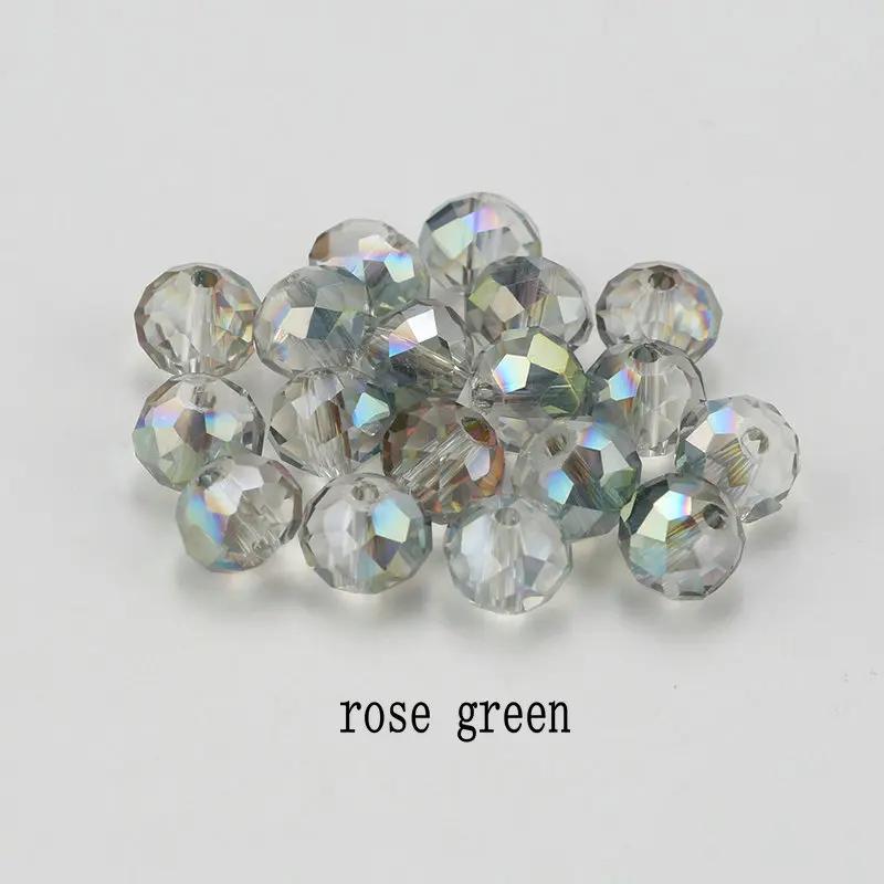 4mm glass beads plated Color faceted round crystal beads Jewelry beads for bracelet necklace Jewelry making DIY 150pcs
