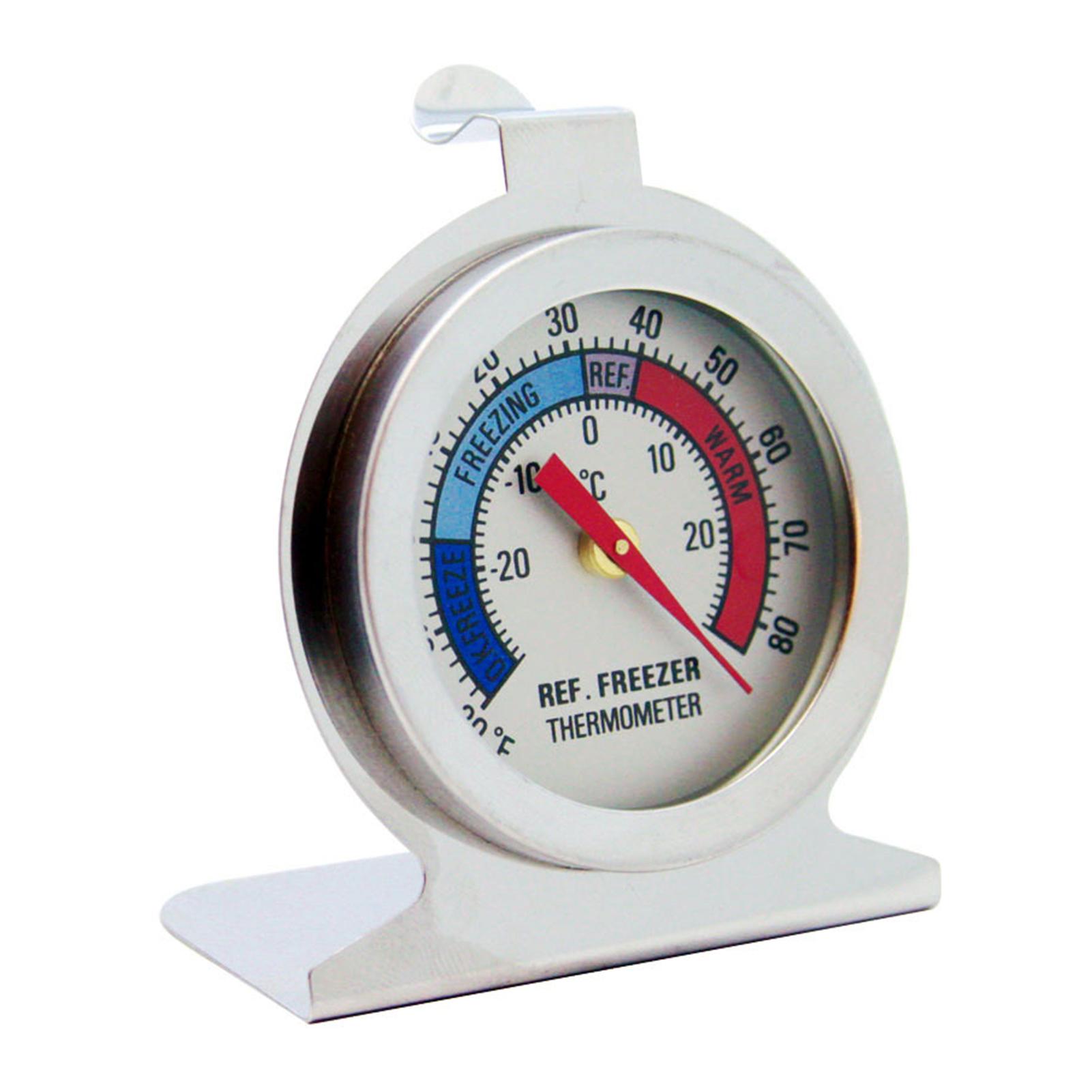 

High-Temperature Resistant Stainless Steel Refrigerator Thermometer,Household Kitchen Food Thermometer,For Baking,Barbecue Grill