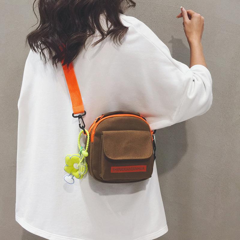 Canvas Small Bag Women Shoulder Bags Fashiable Casual Crossbody Bag for Women Purse and Handbags Mother Kids Bags for Girl Sac