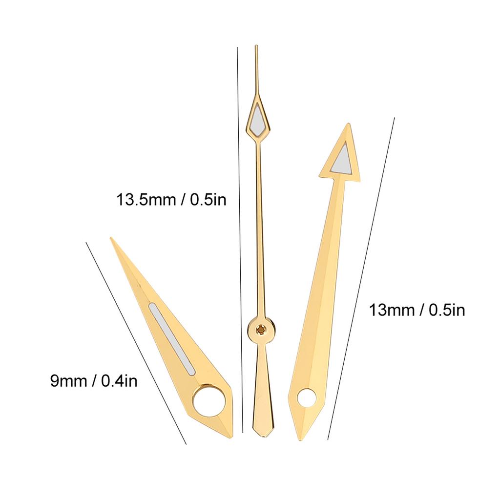 Men Watch Hour Minute Second Hands Watch Needles Fit for ETA2824 Movement