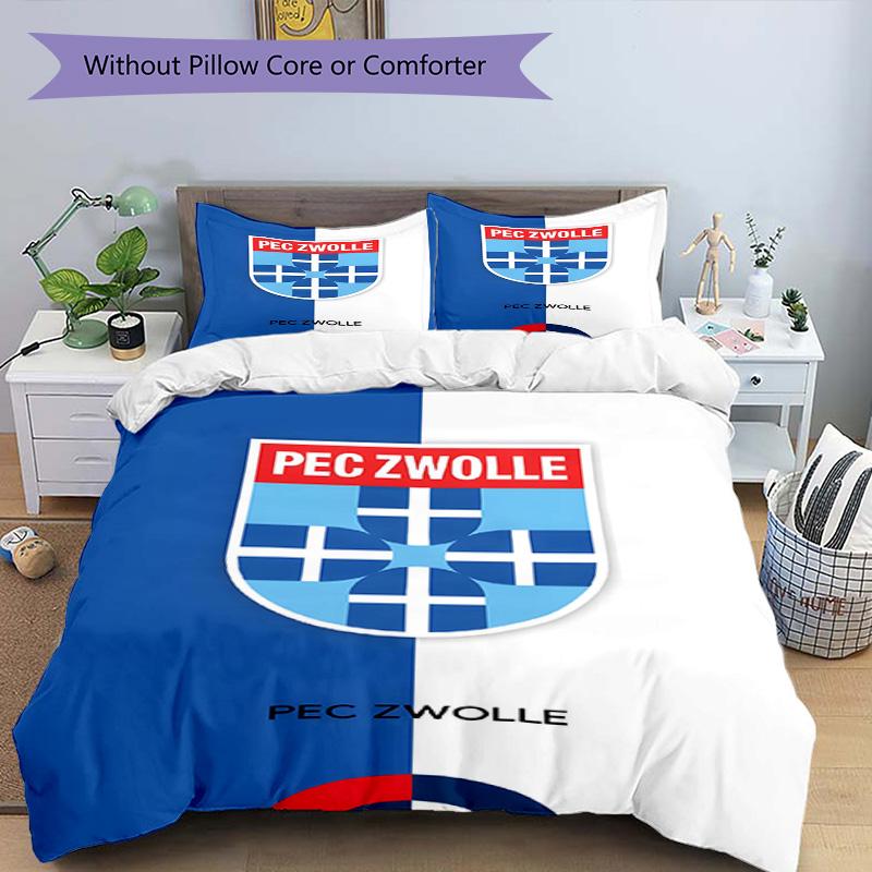 3pcs Duvet Cover Set (1*Duvet Cover + 2*Pillowcase, Without Core), PEC Zwolle Print Bedding Set, Bedroom Decor, All‑Season, Birthday Gift