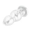 Effective Prostate Toy Smooth Fast Adaptation Rounded Tip Transparent Butt Plug Sex Toy for Bedroom