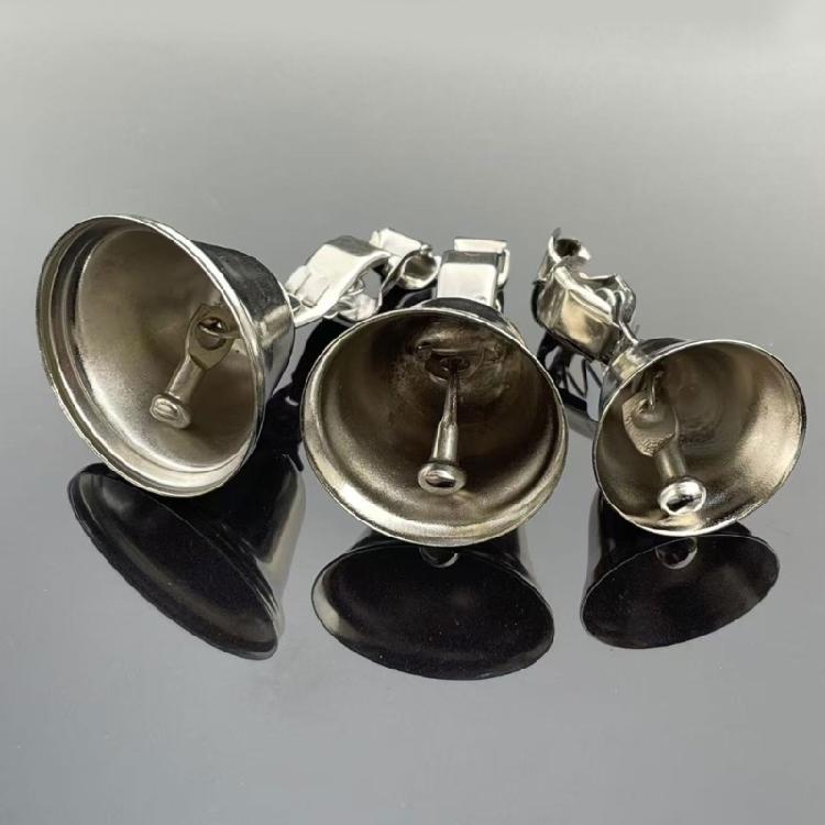 Fishing Rod Bells Spring Clip Signal Set of 5, Metal Bites Indicators Notice Accessory for Night Fishing, Shore Fishing and Rod Watch Use Daily
