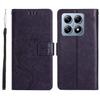 For Xiaomi 14T Case Pattern Imprint PU Leather Phone Wallet Cover with Strap