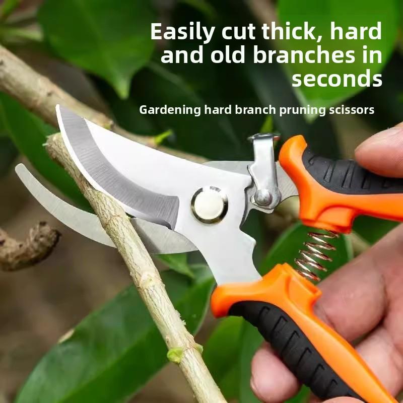 Fruit Scissors Bird Beak Shape Branch Pruning Labor-saving Pruning Stainless Steel Picking Gardening Scissors