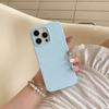 Liquid Silicone Solid Color Love Apple 15 Mobile Phone Case Suitable for IPhone14promax Anti-fall 13 Girls