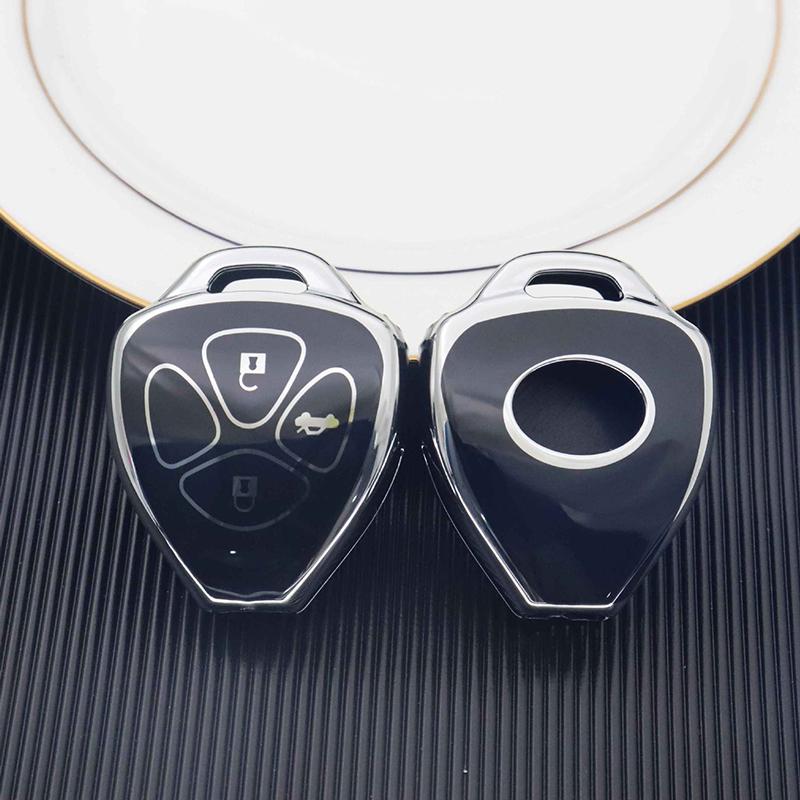 2/3/4Buttons TPU Car Remote Key Cover Case for Toyota Camry RAV4 Crown Avalon Corolla Reiz Venza Matrix Yaris Bag Accessories