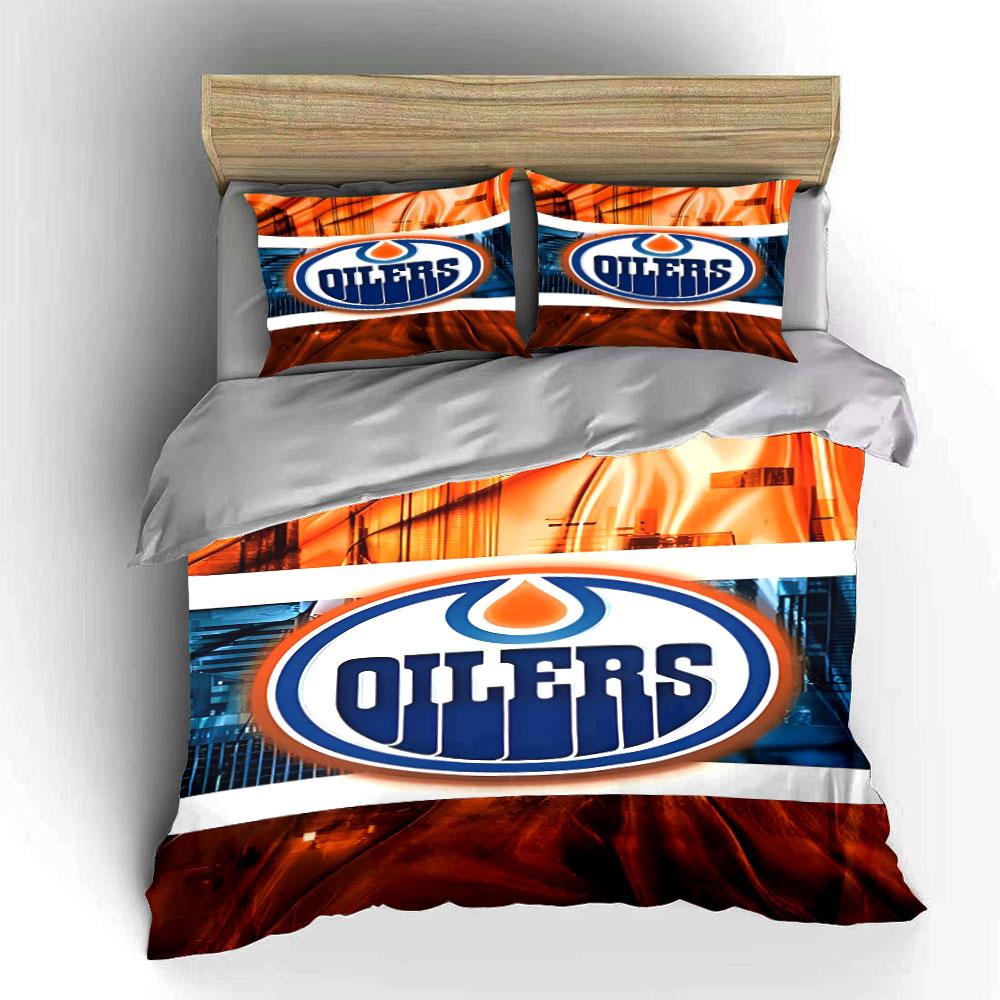 "Blue and Orange Oil Drop Logo Design" Print Bedding Set Duvet Cover Pillowcases (1* Duvet Cover 2* Pillowcases Do Not Include Comforter)