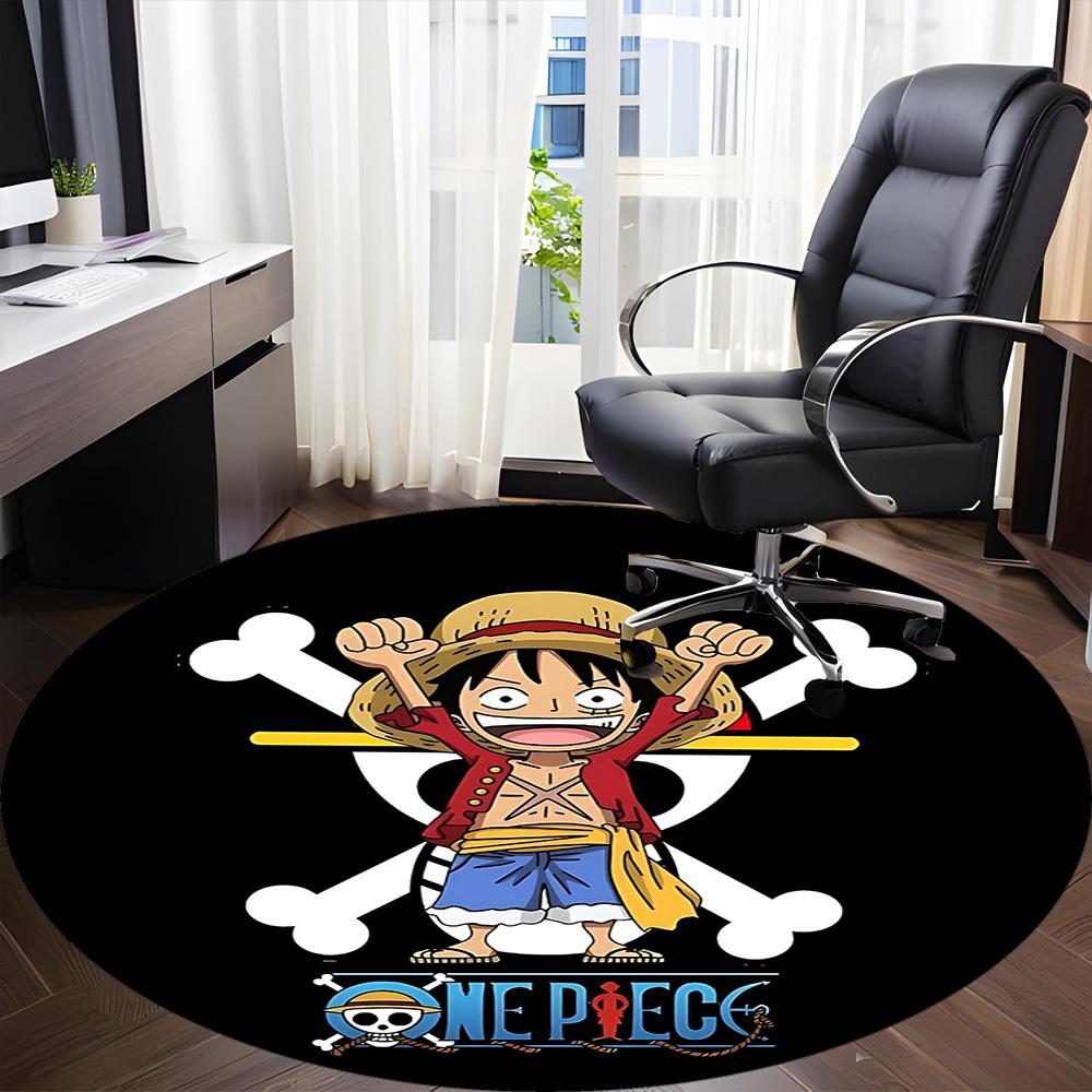 1pc One Piece Office Round Area Rug, Under Office Chairs Bedroom Living Room Home Decor a1022201