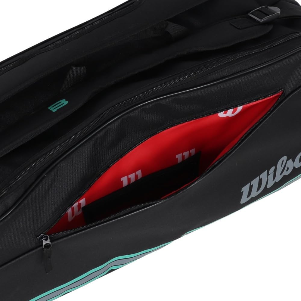 Wilson TEAM J 6PK BLACK Tennis Bag/Case (WR8050001001)