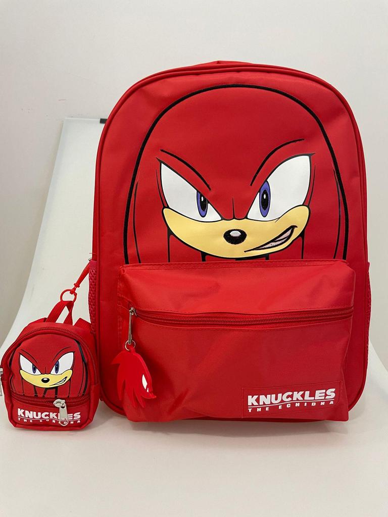 Sonic Cartoon Backpack for Elementary & Middle School Students – Unisex Hedgehog Design Mother-Child Bag