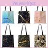 Women Linen Totes Handbag With Print Casual Traveling Beach Gift Bags