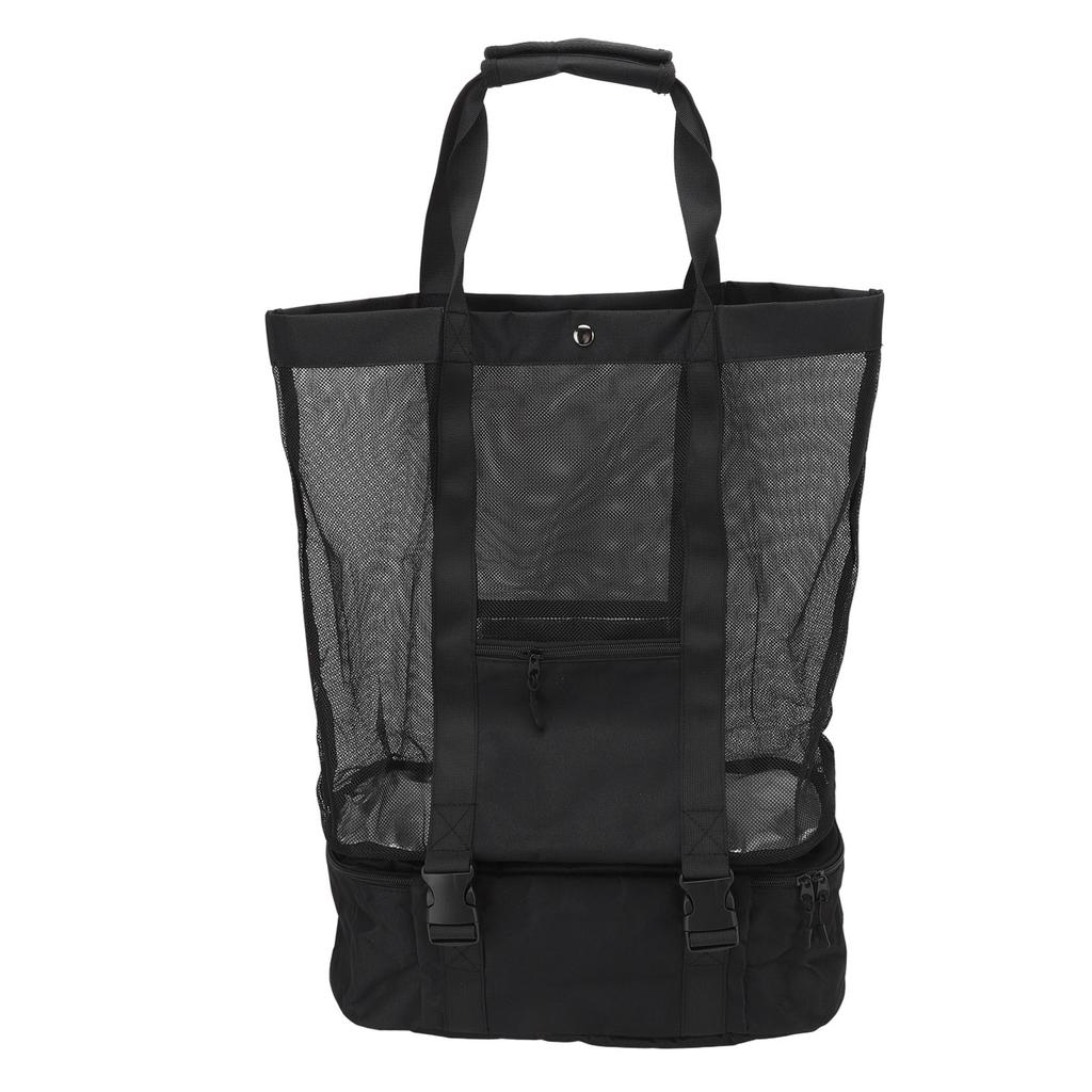 Beach Bag Outdoor Leisure Two in One Black Removable Storage Bag BBQ Picnic Beach Camp Storage Insul