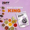 Trio Zoff Masala: Chole, Kitchen King & Garam Masala | Opakowanie 3* Każde 100g | Premium Torebka z Zamkiem Błyskawicznym | Waga netto - 300g