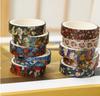 10 Rollen Kyoto Ukiyo-e Washi Tape Set Japanische Traditionelle Kunst Retro Welle Floralmuster Masking Tape für Tagebuch Album