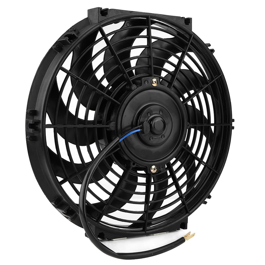 12 ιντσών Universal Car Slim Push Pull Ηλεκτρικός ανεμιστήρας ψύξης κινητήρα 12V με κιτ τοποθέτησης