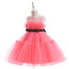 Baby Girls Ruffles Party Dress Elegant 3 8 Year Fluffy Evening Princess Birthday Kids Dresses For Girl Wedding Children Costume