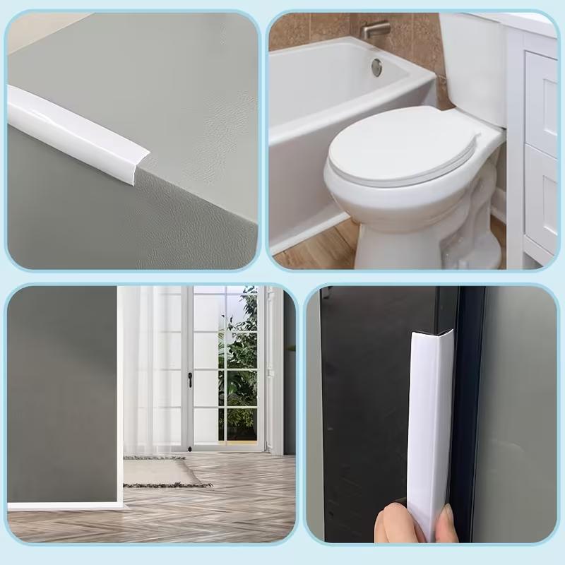 1Roll 3meter/118.11inch Self-adhesive Flexible Wall Corner Decorative Strip,Molded Decorative Strip,Peeled