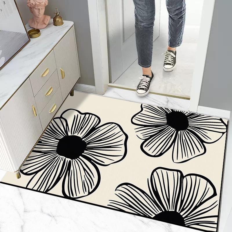 Toilet Diatom Mud Simple Household Absorbent Foot Mat Mat Toilet Mat Wash Water Mat Absorbent Non-slip