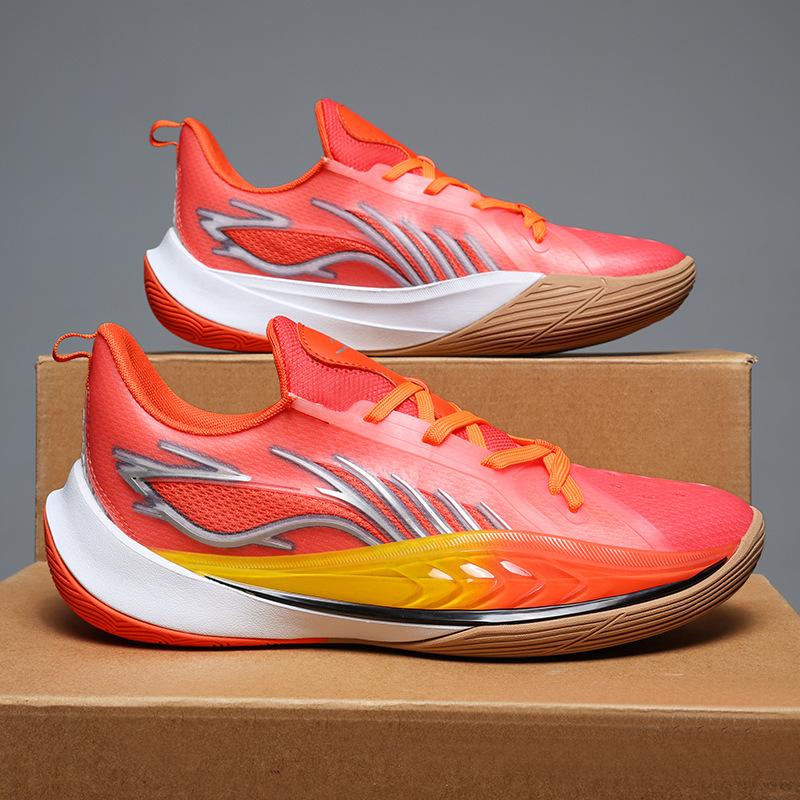 Sonic 13 Basketball Shoes Youth Game Student Sneakers Middle and Older Children's Shoes Sports Shoes Non-slip and Wear-resistant Low-top Running Shoes