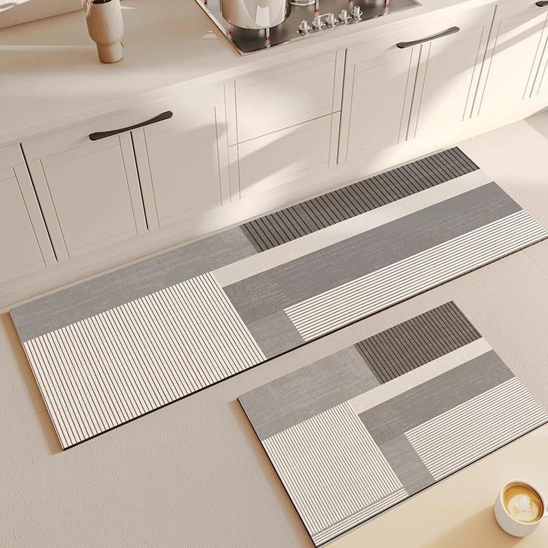 Kitchen Floor Mat Pvc Waterproof Vinyl Rug Home Decor Long Carpet Oil-proof Non-slip Foot Mats Alfombra Cocina Küchenbodenmatten