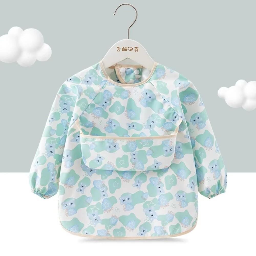 Waterproof Child Feeding Bib Feeding Blouse Toddler Bibs High Quality Long Sleeve Apron