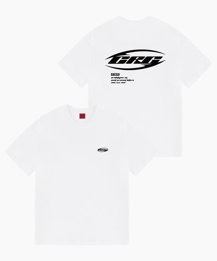 Keuligeon Crg Racing Semi-Oversized Short Sleeve T-Shirt White