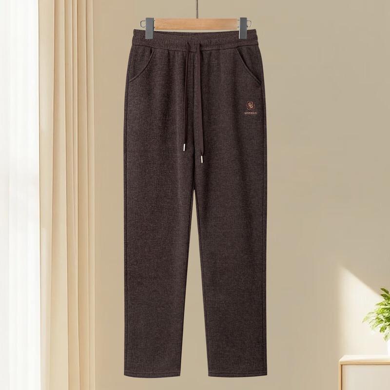 Women's Winter Fleece-Lined Straight-Leg Casual Pants
