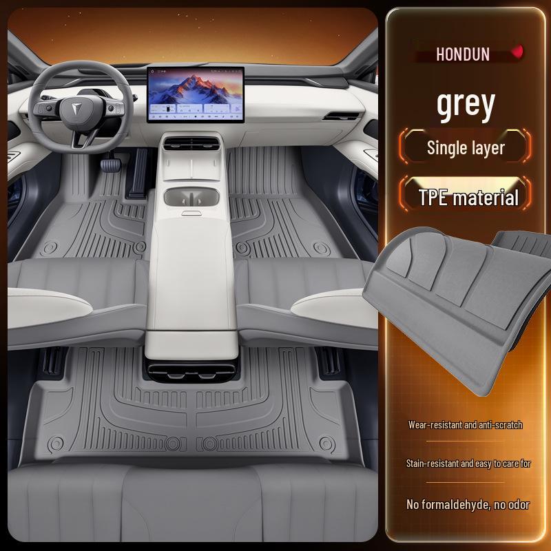 Dark Blue TPE Floor Mats for L06 - 2026 Car Interior Accessories